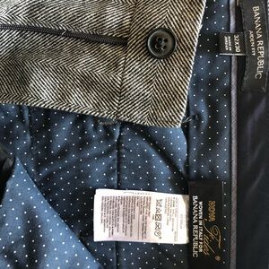 Banana republic - herringbone wool pants